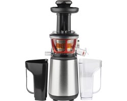 Verticale Slow Juicer met Brede Vulopening (82mm) - 400W - Roestvrijstaal