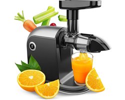 Zylo® Sapcentrifuges Groenten en Fruit - Vitaminenbehoudende Elektrische Juicer - Sapcentrifuge - 27x18x33cm - Grijs