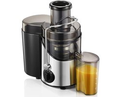 Zyrex® Sapcentrifuges groenten en fruit - Sapcentrifuges - Slowjuicer - Zilver - ‎35cm x 32cm x 20cm