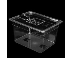 11L Sous Vide Container met Inklapbare Deksel - Opvouwbare Voedselcontainer voor Thuis