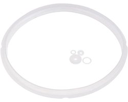 Afdichtingsring Snelkookpan - Vervangende Pakking - Veilig Koken - Hittebestendig Materiaal - 22 cm Binnendiameter - Transparant