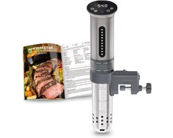 Aura® Sous vide stick - Vacumeermachine - Sous Vide - Zilver - ‎6cm x 8cm x 38cm