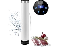 BioloMix - Sous Vide Stick - Sous-vide Kooktoestellen - IPX7 Waterdichte Super Slimme Thermische Immersie Circulator met APP Bediening - 4e Generatie - Wit