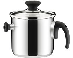 Dubbelwandige Zeekookpan met Deksel en Drukontlastingsventiel, Ø 16 cm, 2 l