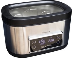 Gastronoma Sous Vide - Waterbak 9L - Slowcooker 700W - 18310011 - Zwart RVS