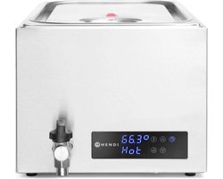 HENDI Sous-vide systeem – 20L – RVS – Precisie thermostaat – Inclusief inzet – 230V/600W