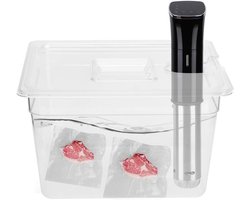 Inklapbare Sous Vide Bak met Deksel - 11 Liter - Professionele Waterbad Container