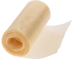 Kunstdarm Ø 55 - 4m | Hoogwaardige eiwitdarm voor zelfgemaakte worstproducten | Perfect voor braadworst en kokworst