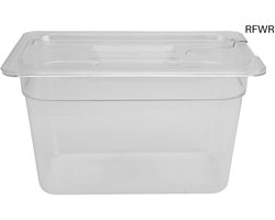 RFWR® Doorzichtige Slowcooker-container 6,9 Liter - Perfect voor Sous Vide Koken