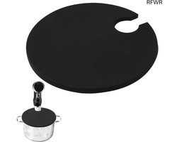 RFWR® Siliconen Sous Vide Deksel voor Kookpotten tot 10,5 Inch - Vermindert Verdamping en Behoudt Smaak
