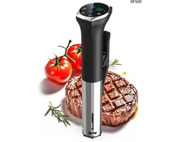 RFWR® Sous Vide Garer Stick - 1400W, 10-90°C, 360 Graden Circulatie voor Perfecte Kookresultaten