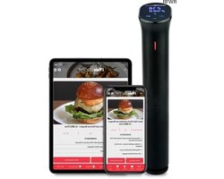 RFWR® Sous Vide Precision Cooker met WiFi en App | 1200 Watt | Thermische Circulatiestick | Koken tot de Perfecte Temperatuur