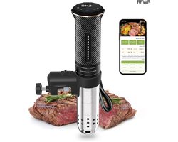 RFWR® Sous Vide Staaf met Wifi en Precisiekeuken – Nauwkeurige Temperatuurregeling, Waterdicht en Stil