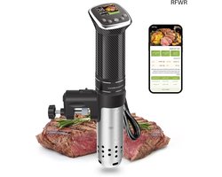 RFWR® Vacuüm Koken Thermo Diver 1100W - App Controle met TFT-display voor Nauwkeurige Temperatuurregeling