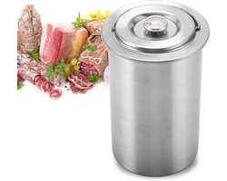 Ronde Hamkoker van Roestvrij Staal met Pot Thermometer voor Zelfgemaakt Vlees