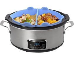 Slow Cooker Liners - Separators Pot Voeringen - Samen Koken - Smaak Scheider - 6-8 QT - Lichtblauw