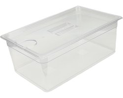 Slowcooker Container - Voedsel Opslagbak - Koken in Keuken - Hittebestendig Slagvast - 25 Liter - Transparant