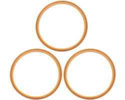 Snelkookpan Afdichtring - Vervangende Pakking - Drukbehoud Koken - Flexibel Siliconen Materiaal - 22CM - Transparant