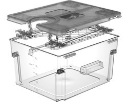 Sous Vide Bak met Deksel en Dubbele Opening - 11 Liter