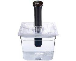 Sous Vide Container - Kookvat Polycarbonaat - Precisie Koken - Op Maat Gesneden Deksel - 116 Liter - Helder