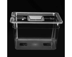 Sous Vide Container - Vacuüm Koken Tas - Grote Maaltijden - Inklapbaar Met Deksel - 11 Liter Capaciteit