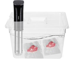 Sous Vide Container - Vacuüm Kookbak - Maaltijd Bereiding - Inclusief Deksel - 11 Liter Capaciteit - Transparant