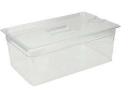 Sous Vide Container - Waterbad Bak - Precisie Koken - Inclusief Deksel - 25 Liter - Transparant