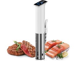 Sous Vide Koker 1100W - IPX7 Waterdicht, Compact Ontwerp, Nauwkeurige Temperatuurregeling ± 0,1 °C
