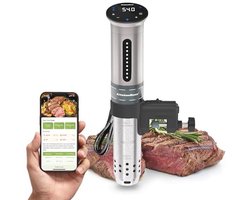 Sous Vide Koker met Wifi en Touch Display - 1100W Circulatie Temperatuur 40°C - 90°C