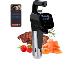 Sous-vide koker - Precisie kooktoestel - Mals koken - 1800W Snel opwarmen - 0-95°C - Zwart