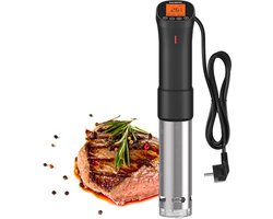 Sous vide machine - Sous-vide koker - Digitaal LED display - Wifi - App - IPX7 waterbestendig - Tot 99 graden - 1000 watt