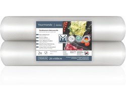 Sous Vide Vacuümrollen - 2 Stuks, 30 x 600 cm, Aromabestendig, Kookvast, 100% BPA-vrij