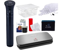 Sousvide Mega Bundel - Ziva Savant + Ziva OneTouch + Sous Vide Waterbak 12 liter + Accessoires