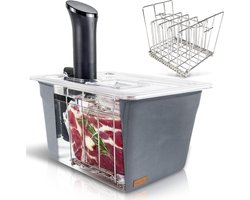 Vacuüm container - Sous vide bak - Precisie koken - Isolerende hoes - 12 liter capaciteit - Doorzichtig