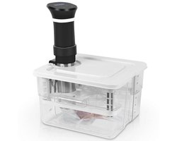 Vacuümbakje voor Sous Vide Koken - 12 Liter met Deksel en Rooster - Makkelijk in Gebruik