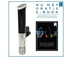Wartmann 1508 Sous Vide Stick - Sous Vide Koker - Smart Slowcooker Met Timer - Sous Vide kookboek (E-Book)