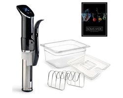 Wartmann Sous Vide Set Met De 1507 Stick, Waterbak, Deksel, Rekje en Digitaal handboek
