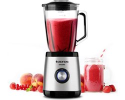 1500 W Krachtige Blender 1,5 Liter 4 Rvs Messen 2 Snelheden Turbo Glas Kan