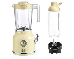 2-in-1 Frullatore 800 ml - Gele Blender met Glazen Kom