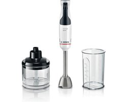 Bosch Serie 4 MSM4W420 blender 0,6 l Staafmixer 800 W Zwart, Transparant, Wit