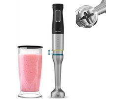 Cecotec 03970 blender Staafmixer 1500 W Zwart, Roestvrijstaal