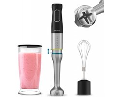 Cecotec 03972 blender Staafmixer 1500 W Zwart, Roestvrijstaal