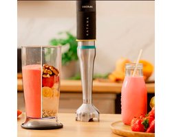 Cecotec 03979 blender Staafmixer 1500 W Zwart, Roestvrijstaal