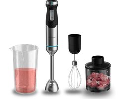 Cecotec Power Pulsar 2300MAX Cream&Crrush Staafmixer 2300 W Zwart, Roestvrijstaal