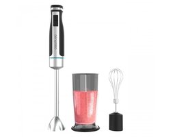 Cecotec PowerGear 1500 XL Cream Staafmixer 1500 W Zwart, Roestvrijstaal