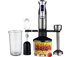 DistinQ Staafmixer Set - 4-delig - 800 Watt - Hakmolen - Staafmixer - Garde & Maatbeker
