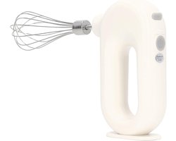 Draadloze Elektrische Handmixer USB Oplaadbaar met 4 Snelheden