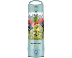 Draagbare Blender Light Blue USB-C Oplaadbaar Krachtige Persoonlijke Mixer 590ml