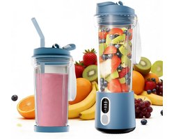 Draagbare Blender voor Smoothies en Shakes - Elektrische Persoonlijke Juicer 500ml 300W