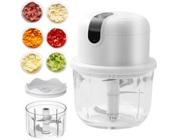 Elektrische Keukenhakker 300 ml USB Oplaadbaar voor Groenten en Kruiden
